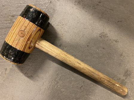 houten hamer rond 60mm