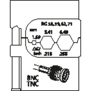 Krimpbek tbv coax-connectoren RG 58/59/62/71