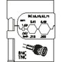 Krimpbek tbv coax-connectoren RG 58/59/62/71