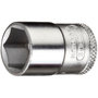 Dopsleutel 3/8" 6-kant 7/16"