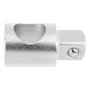 Verloopstuk 3/8" x 1/2" 4-kt., L. 44 mm